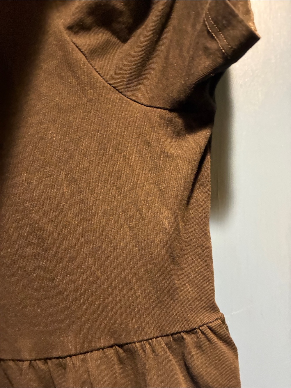 Old Navy Black Tiered Short-Sleeve Mini Dress - Picture 3 of 5